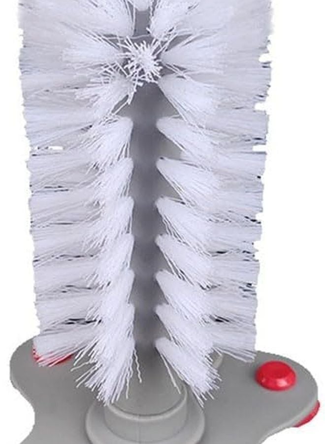 Strong Suction Cup Cleaning Brush For Glasses Mugs Kitchenware PP Material Wall Mount - Image 2